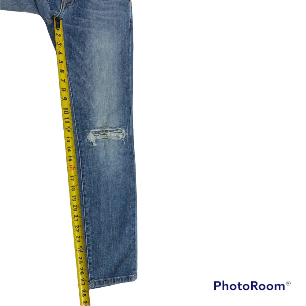Jeans Current Elliot Womens The Fling Heirloom Repair Slim Boyfriend Jeans - Picture 12 of 14